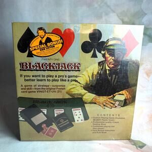 New Vintage Jax Blackjack Professional Set Up Game